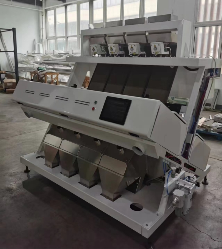 Bốn Chutes Rice Color Sorter, độ phân giải cao và thấp vỡ