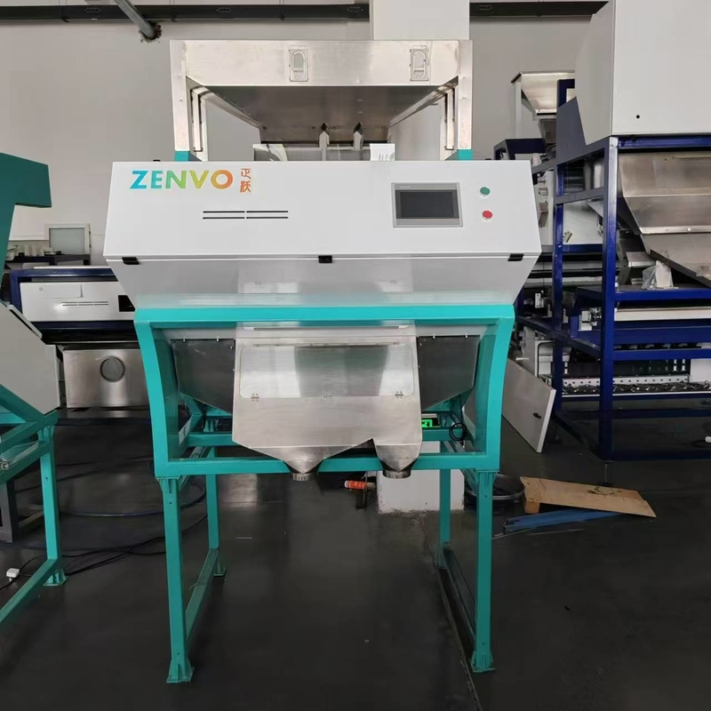 2 Chutes Rice Color Sorter Với Máy ảnh CCD độ phân giải cao