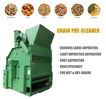 Grain Pre Cleaner loại bỏ các tạp chất lớn