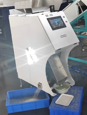 500 Kgs / H Capacity Mini Rice CCD Color Sorter với 32 Ejectors