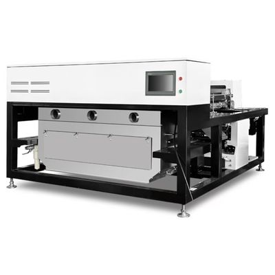 Máy phân loại màu quặng loại đường với công suất 3-7 tấn mỗi giờ.