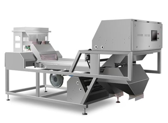 Hạt 1-3 tấn mỗi giờ theo dõi màu sắc máy phân loại được sử dụng cho quả óc chó, hạnh nhân.