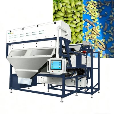 Máy phân loại màu Edamame loại 180 Crawler -Công suất cao & Độ vỡ thấp.