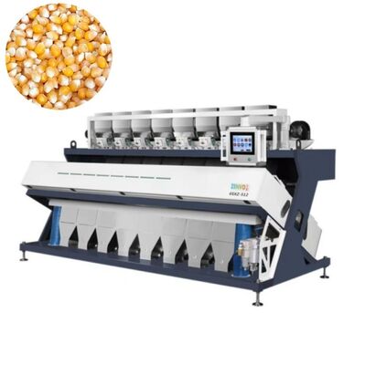 Máy phân loại màu ngũ cốc có độ phân giải cao 8-Chute, dung lượng cho ngô, lúa mì, gạo và đậu.