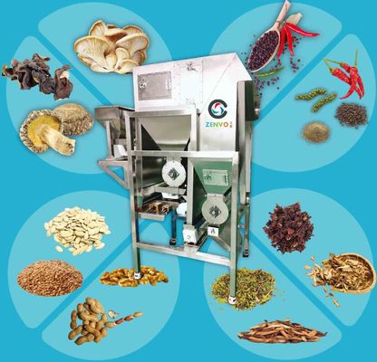 Máy phân loại hạt điện gió tuần hoàn bằng thép không gỉ cho gia vị