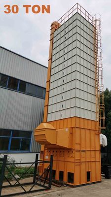 Hộp điện Schneider Máy sấy tuần hoàn 30 tấn / mẻ cho lúa gạo